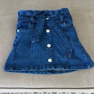 Flapdoodles denim skirt